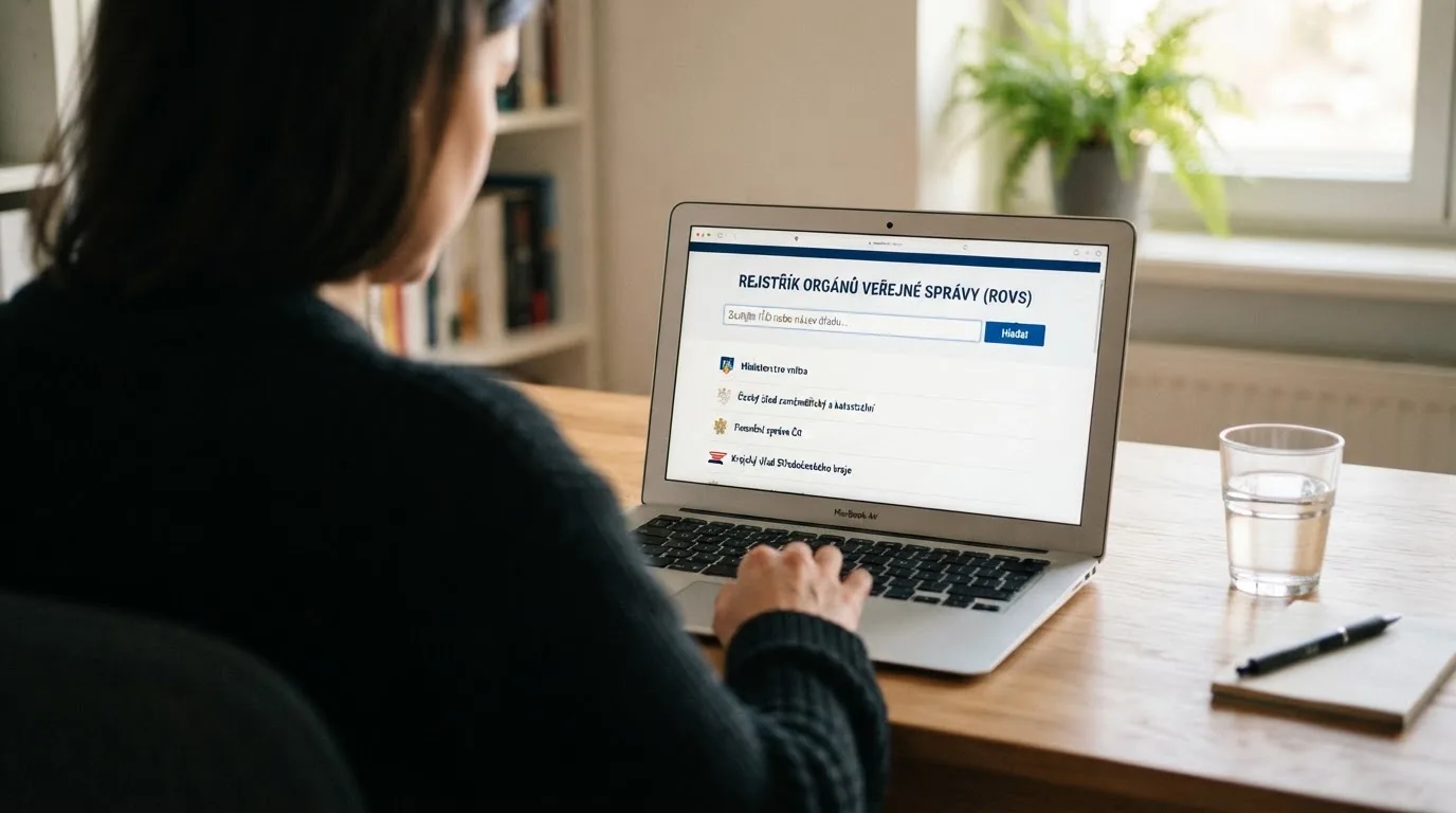 Ukázka vyhledávání v registru provozovatelů hazardních her na webu MF ČR