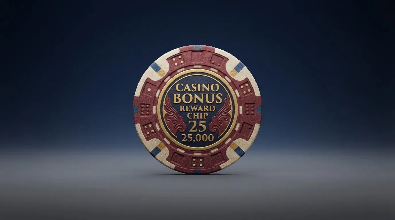 Ilustrace dvou typů casino bonusů – bonus bez vkladu jako peněžní částka připsaná zdarma a vkladový uvítací bonus jako navýšení prvního vkladu